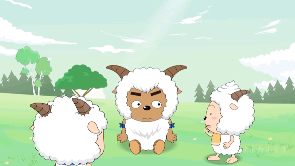 懒羊羊和别人吵架也太可爱了吧不愧是一个小吃货