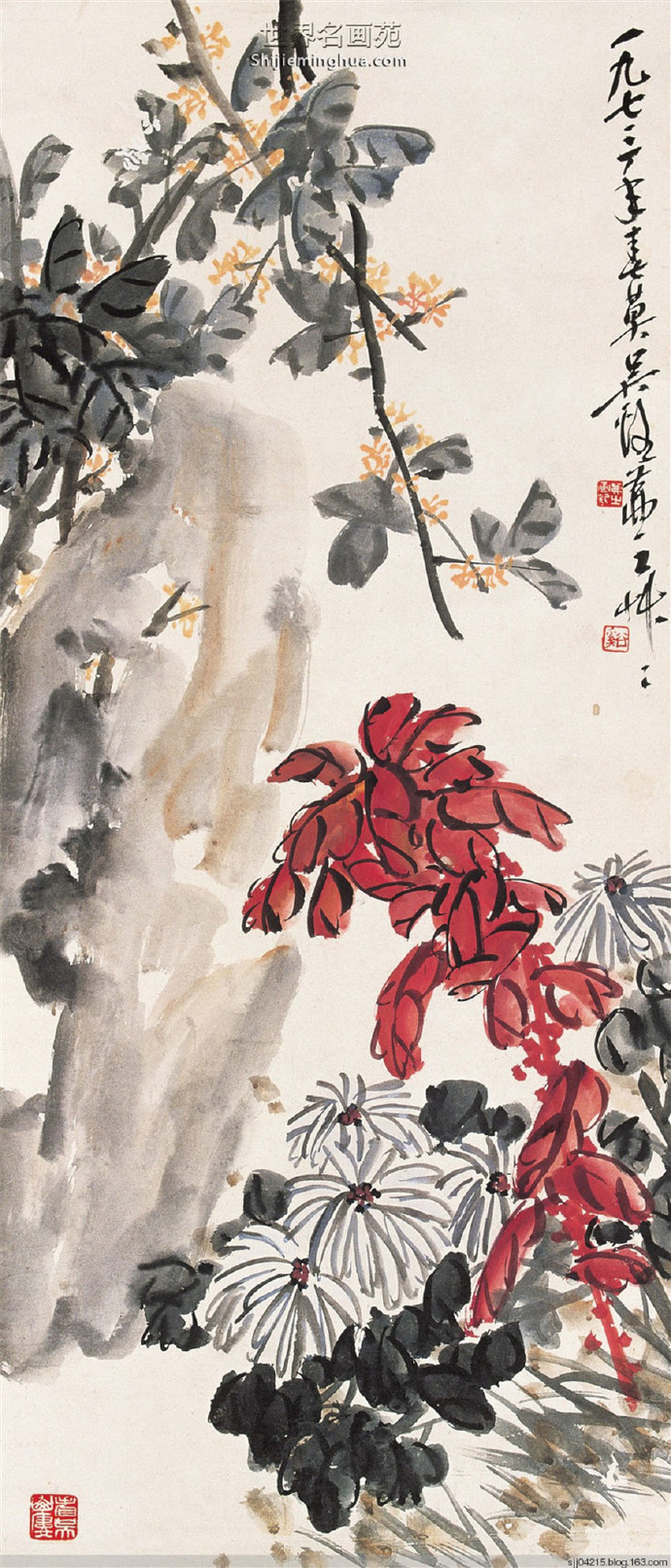 近代大师吴茀之精品花鸟画作品欣赏