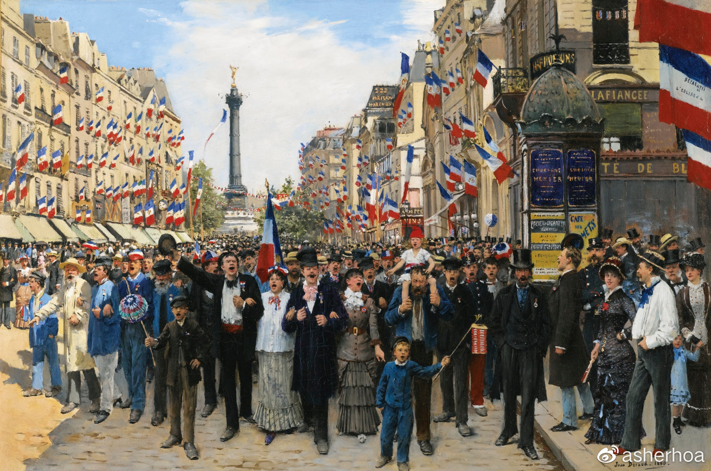 19世纪欧洲美好时代的记录者法国巴黎画家让贝罗