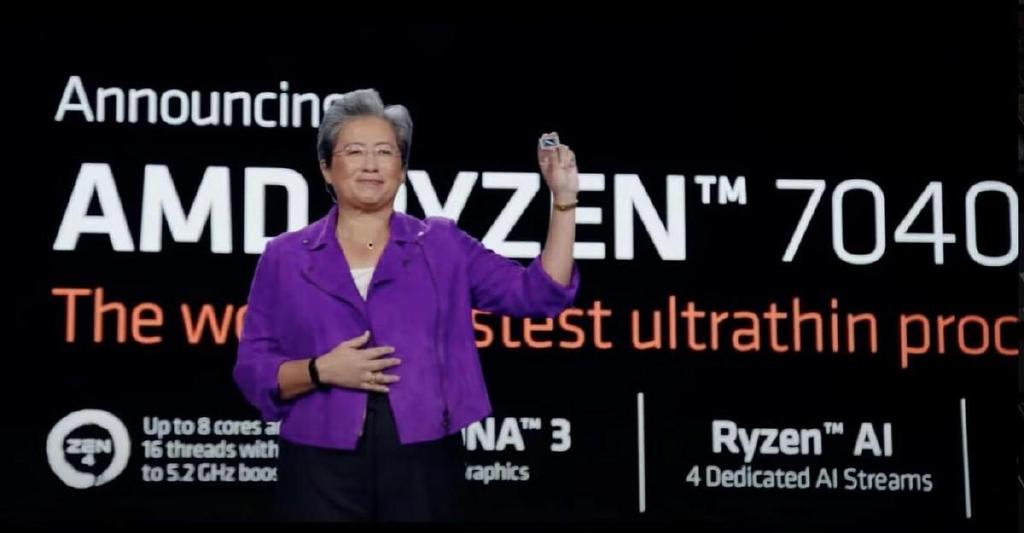 AMD 锐龙 7000 系列移动处理器 + RX 7000 系列移动版显卡，亮相 CES