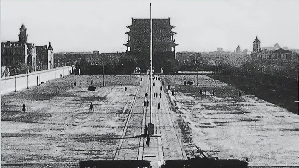 北京中轴线上的标志性古建筑,中华门1954年拆除,梁思成抱憾终身|北京市|历史|北上门|鼓楼|永定门_新浪新闻