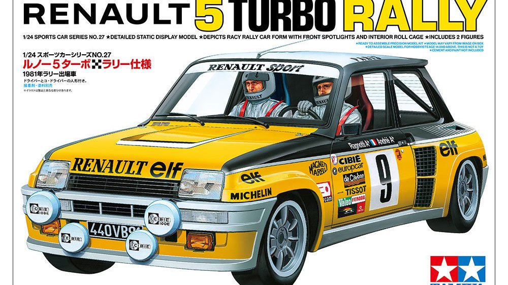 Tamiya 1/24 Renault 5 Turbo Rally 汽车模型
