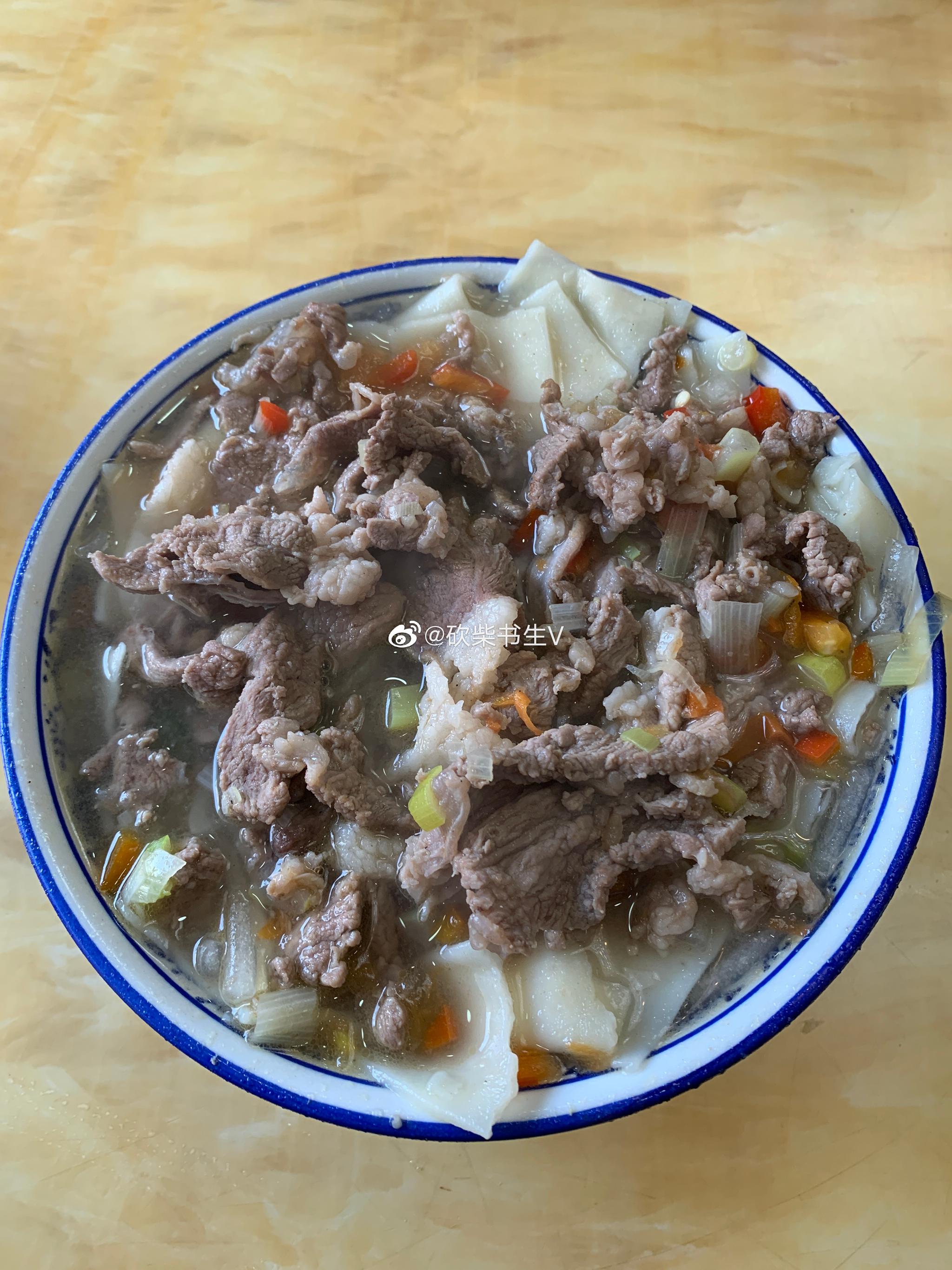 前几天在临夏吃了一家黑麦河沿面片