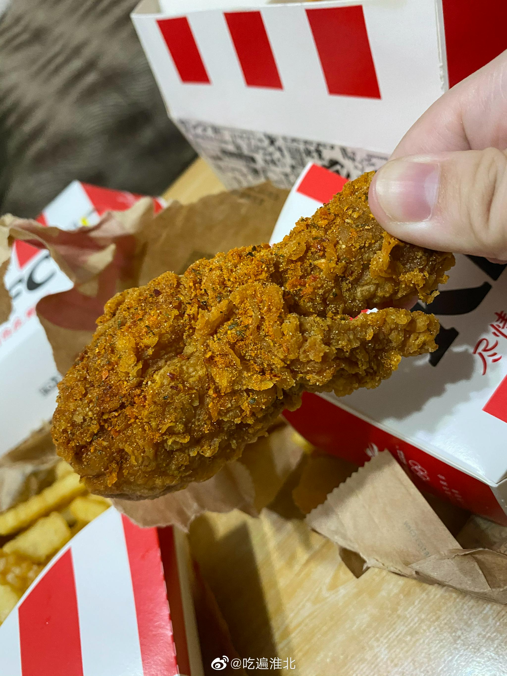 肯德基开会喽,这个脆皮鸡腿好吃!多汁超嫩!