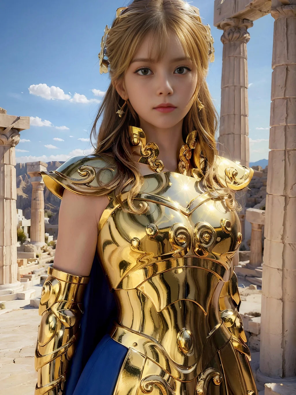 当小艾变成美女,这样的ai女性化狮子座黄金圣斗士你还喜欢吗?