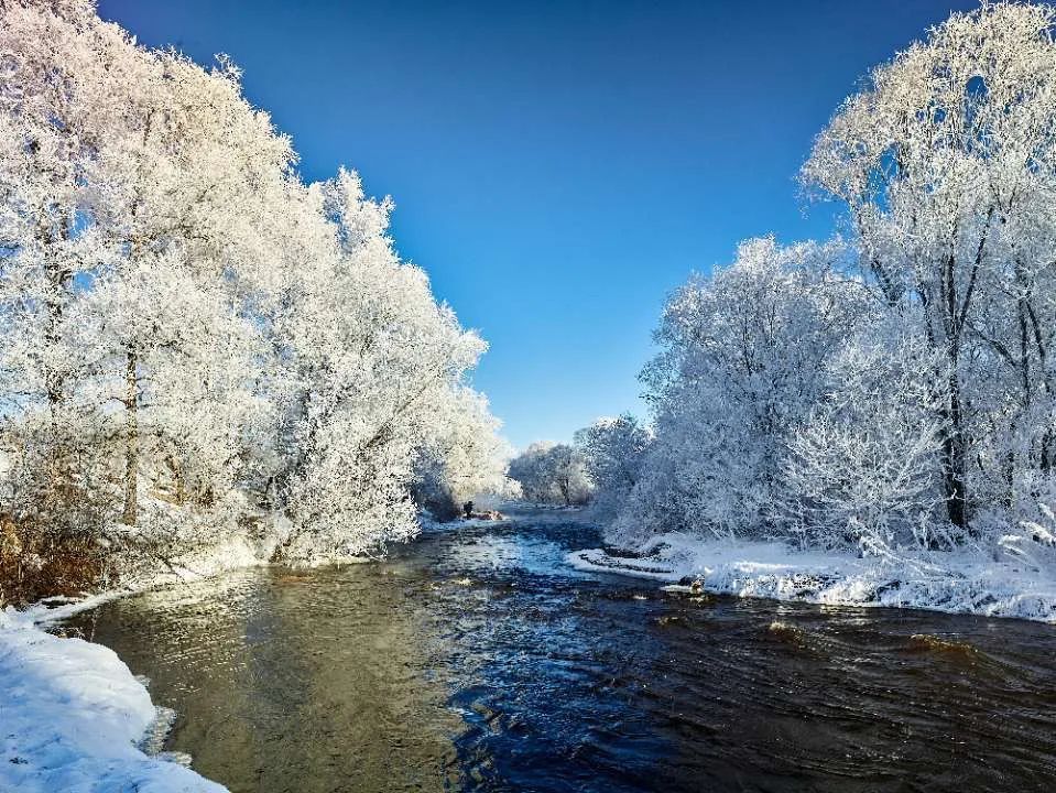 12月15日22日去东北拍摄最美雾淞和雪景