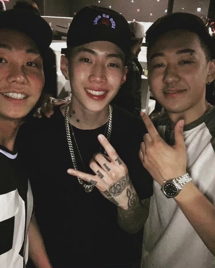 jay park朴宰范18张合照合集