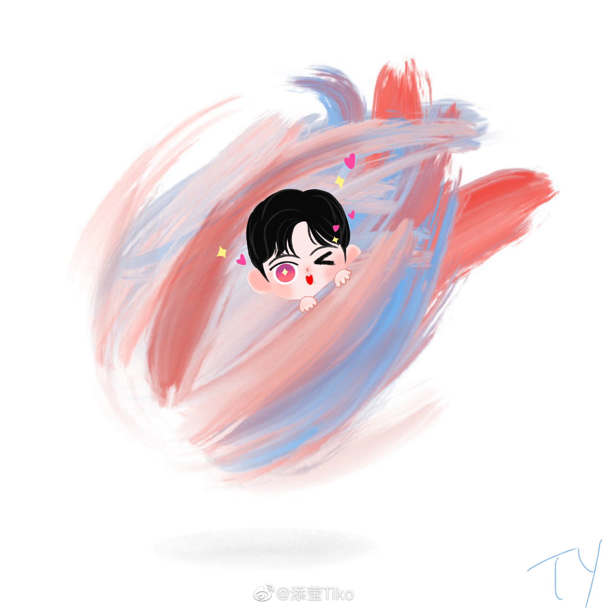 我画的就是肖战x玖少年团肖战daytoy