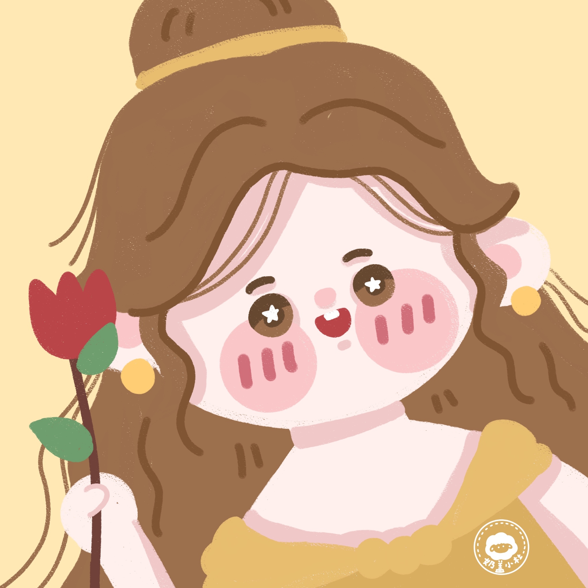 迪士尼公主头像 太可爱了叭!