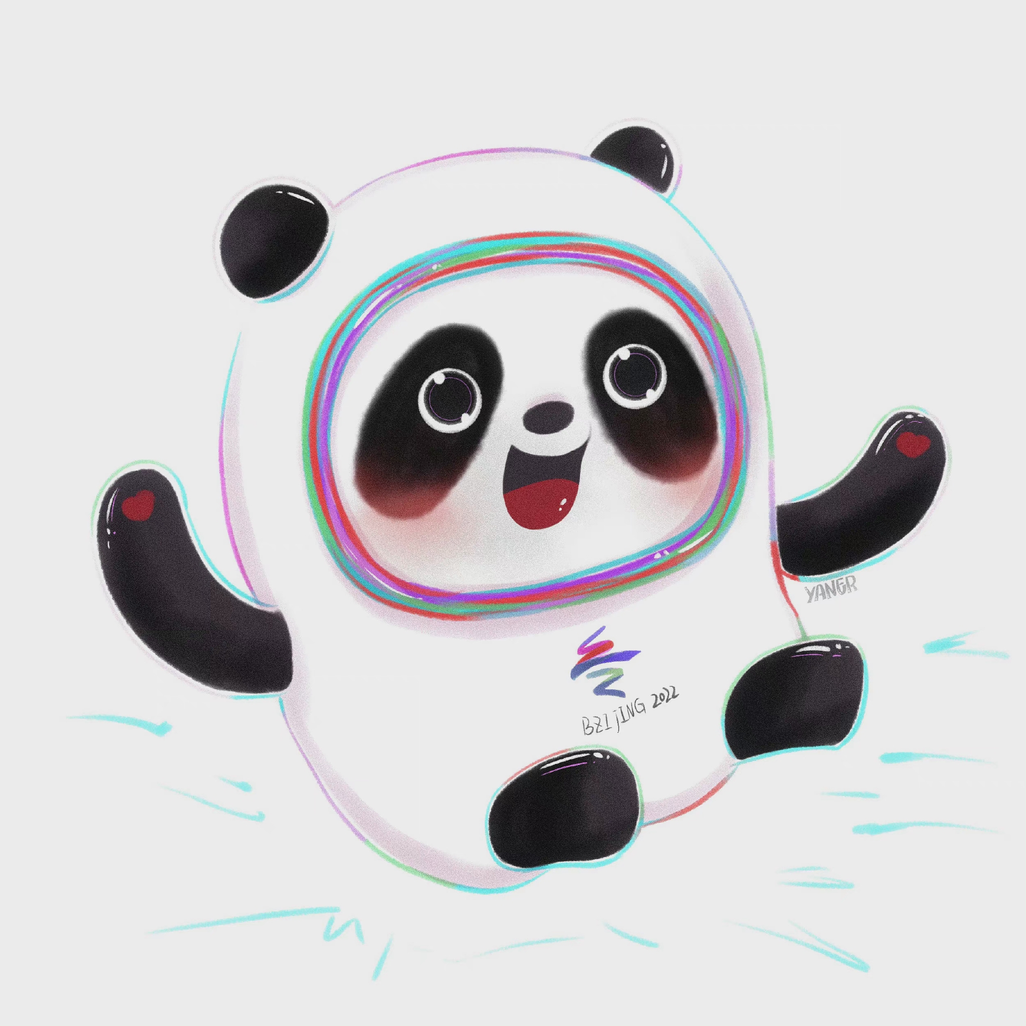 冰墩墩头像 好萌啊_高清图集_新浪网