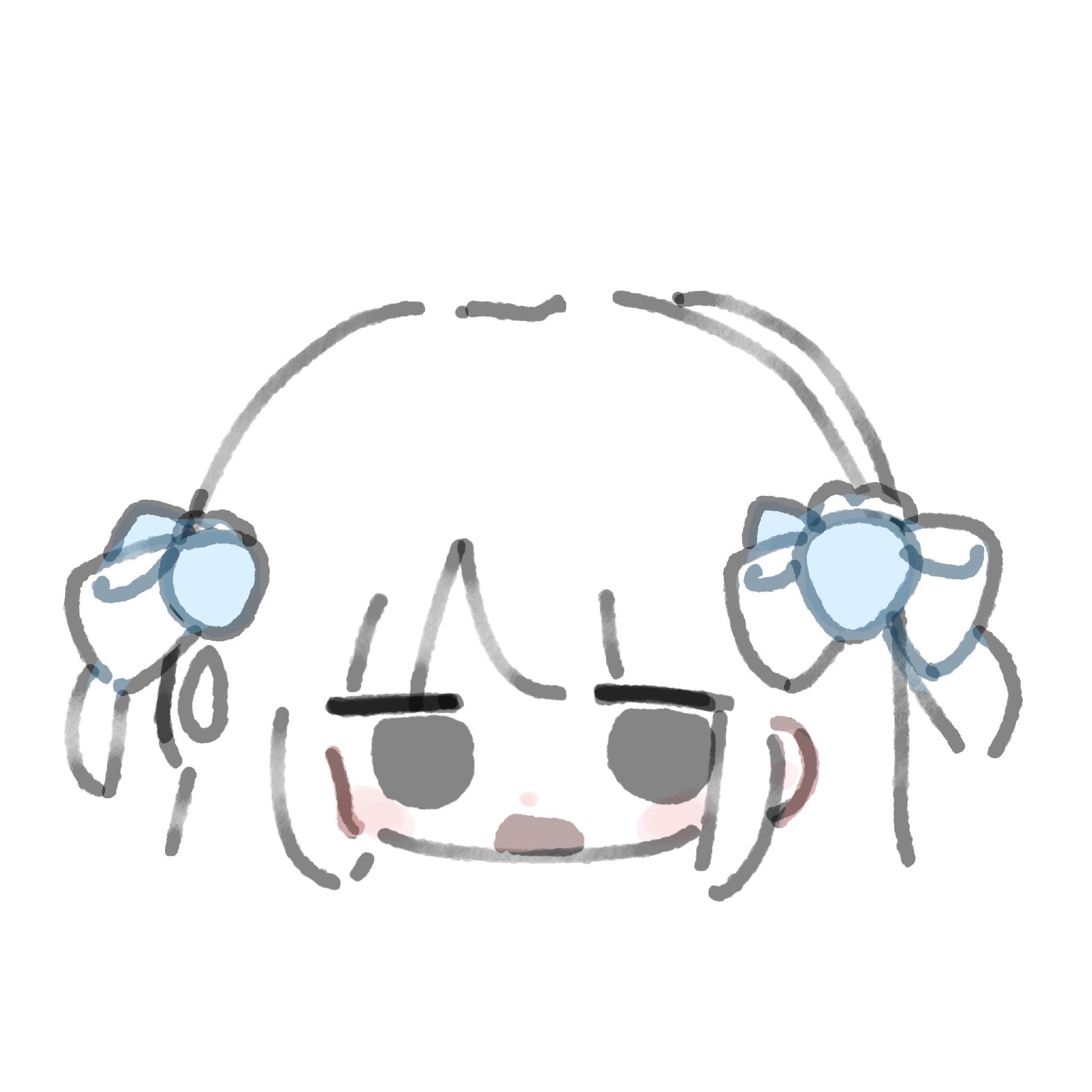 可爱系简笔画头像