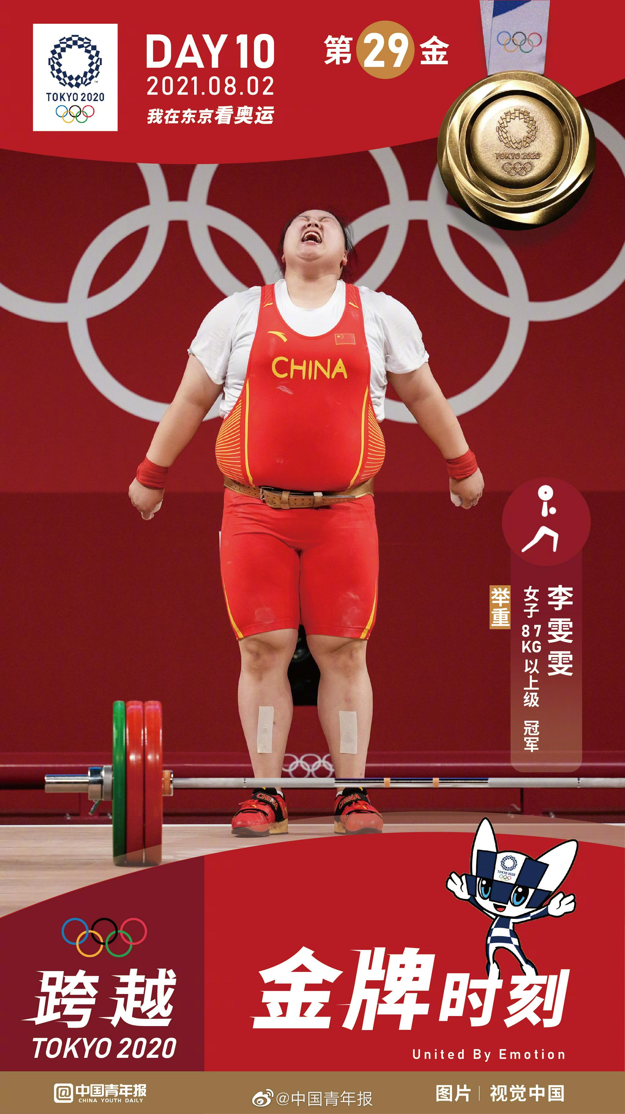 "00后"李雯雯用金牌为中国举重收官