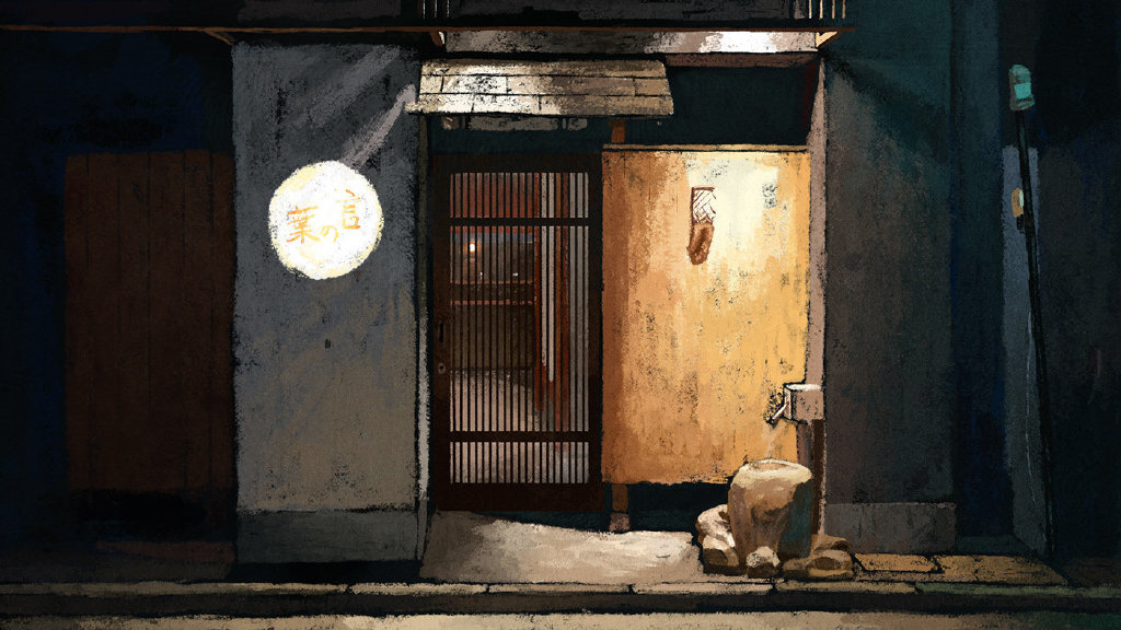 日本街头巷尾的居酒屋和小酒馆. 插画师:谷耀介