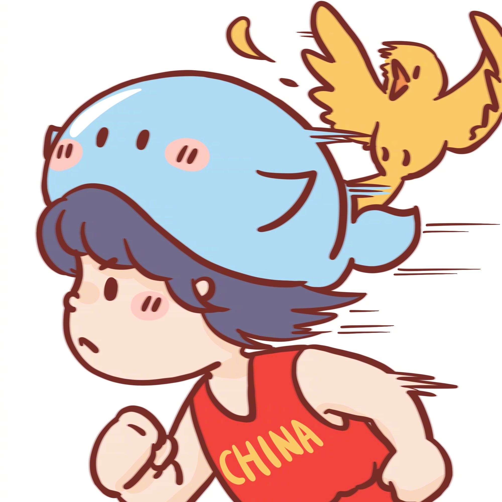 几张运动健儿的小头像!