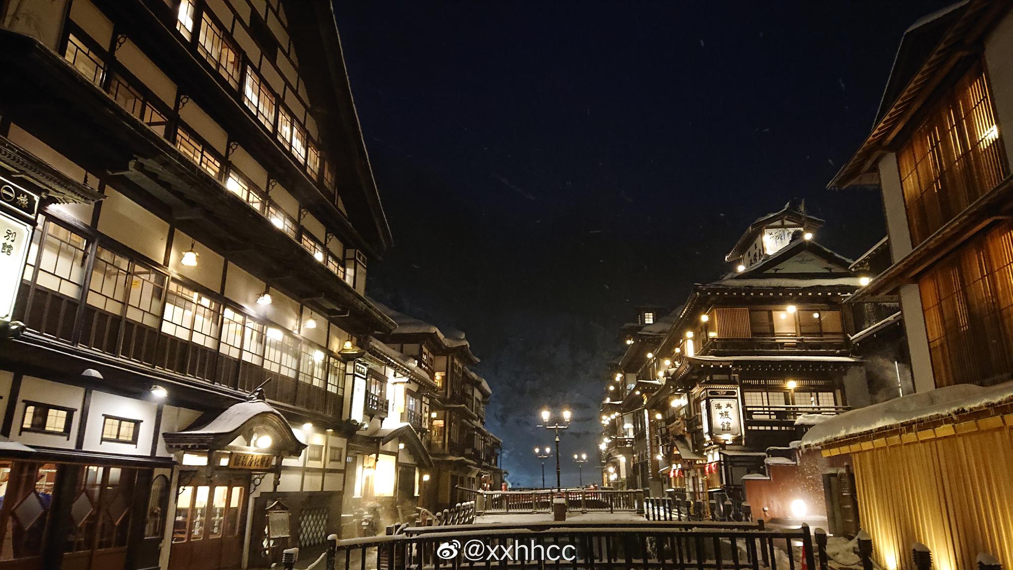 冬景色 銀山温泉 冬景色 銀山温泉