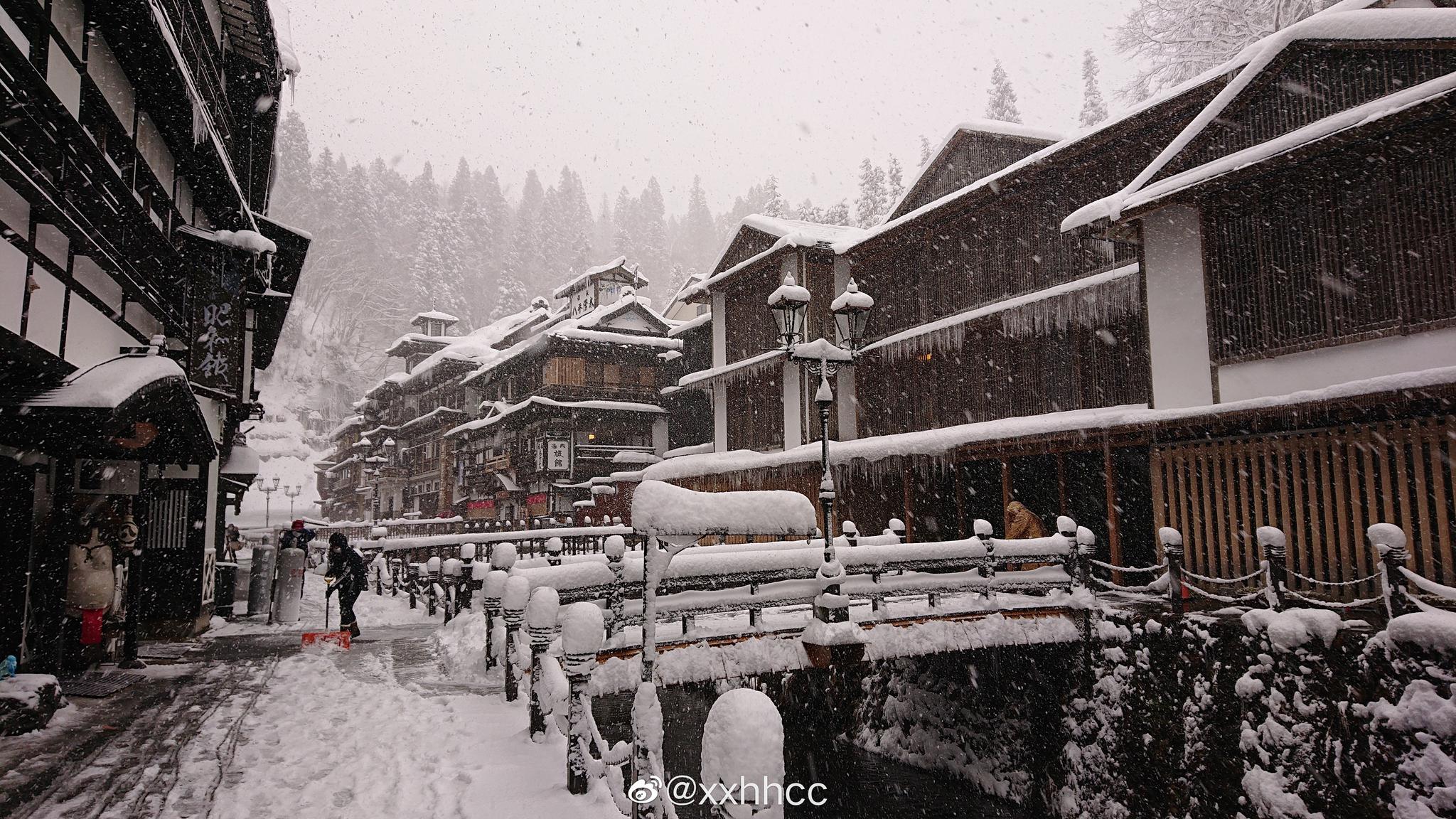 冬景色 銀山温泉 冬景色 銀山温泉