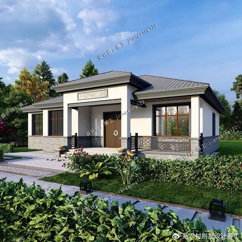 新中式养老大平层别墅,200平三代同堂都能住下,南方人必看|老人|空间|设计|一家人|老房子_新浪新闻