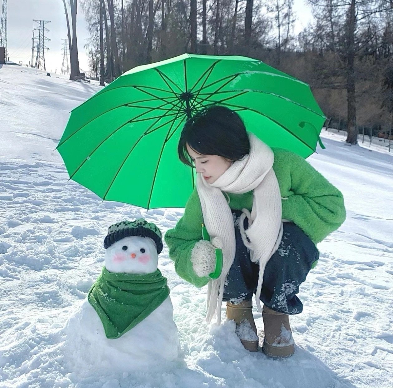 wechat绿色系头像