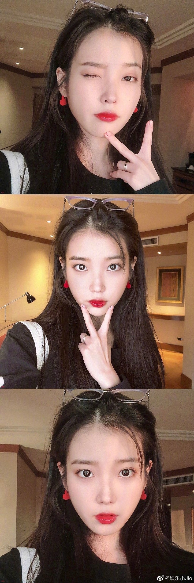 分享几张iu李知恩特别适合做手机屏幕的照片选照片的时候害