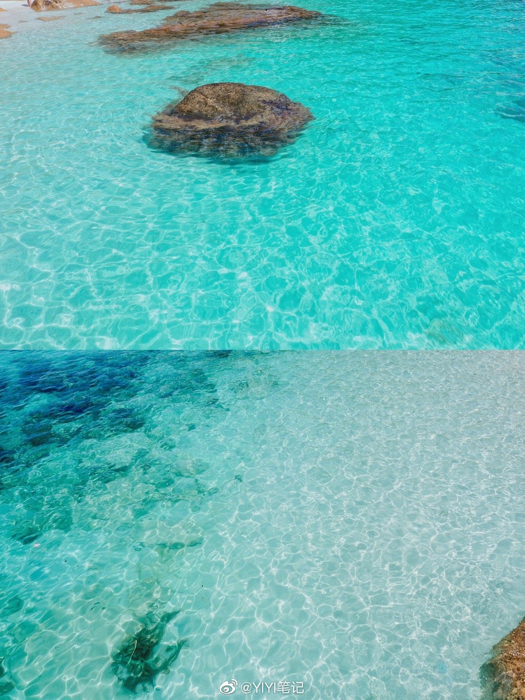 三亚小众岛屿纯净玻璃海