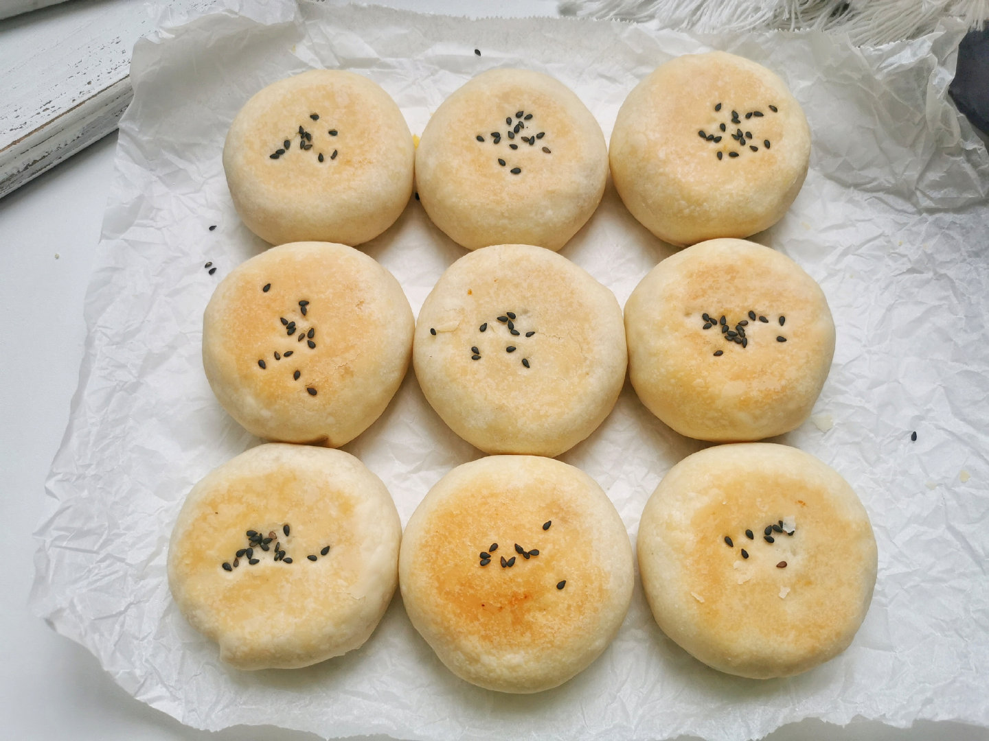 自制绿豆饼低糖少油无需炒豆沙清凉解暑促消化平底锅也能做