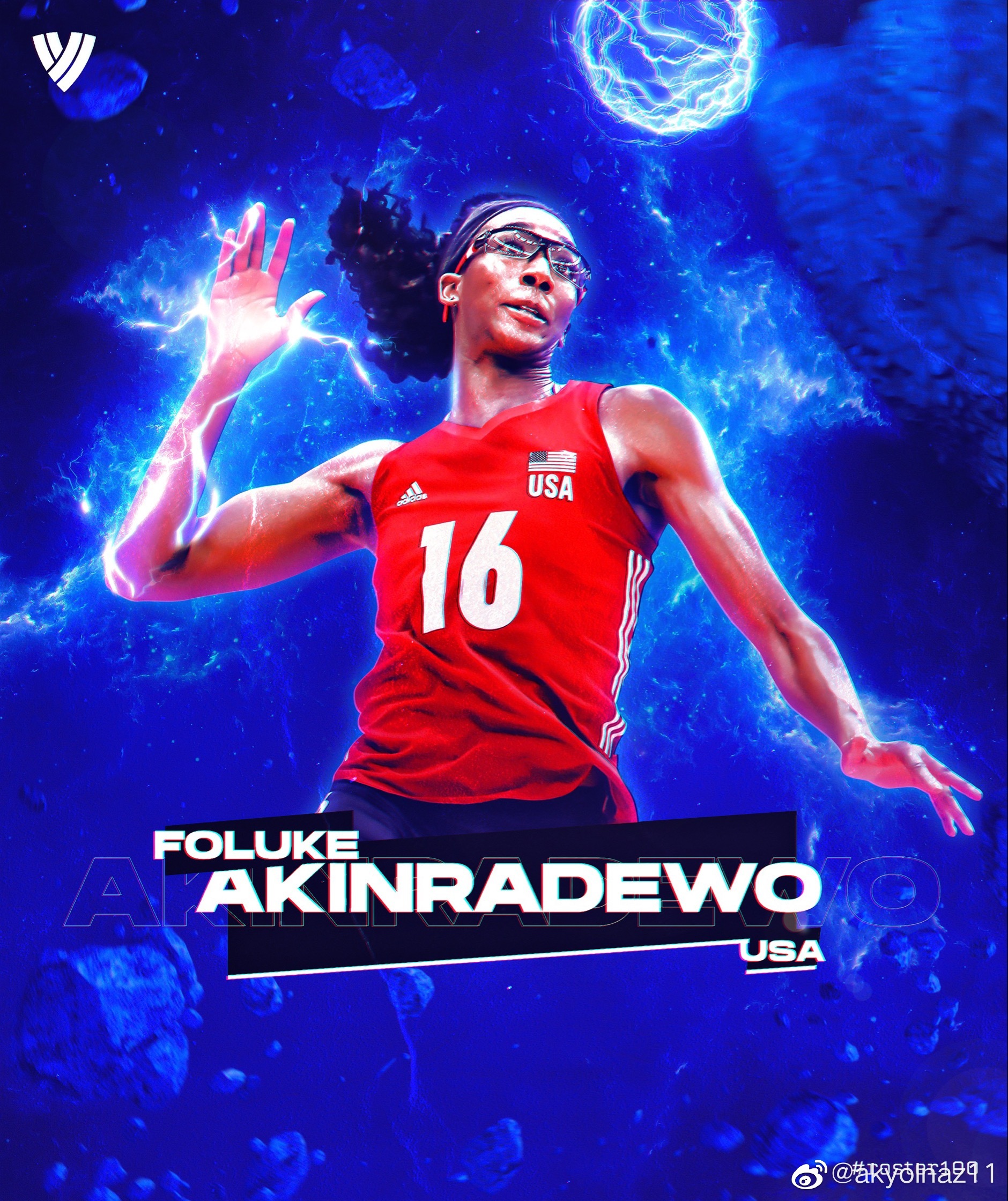 国际排联十年百星系列之美国女排副攻阿金拉德沃