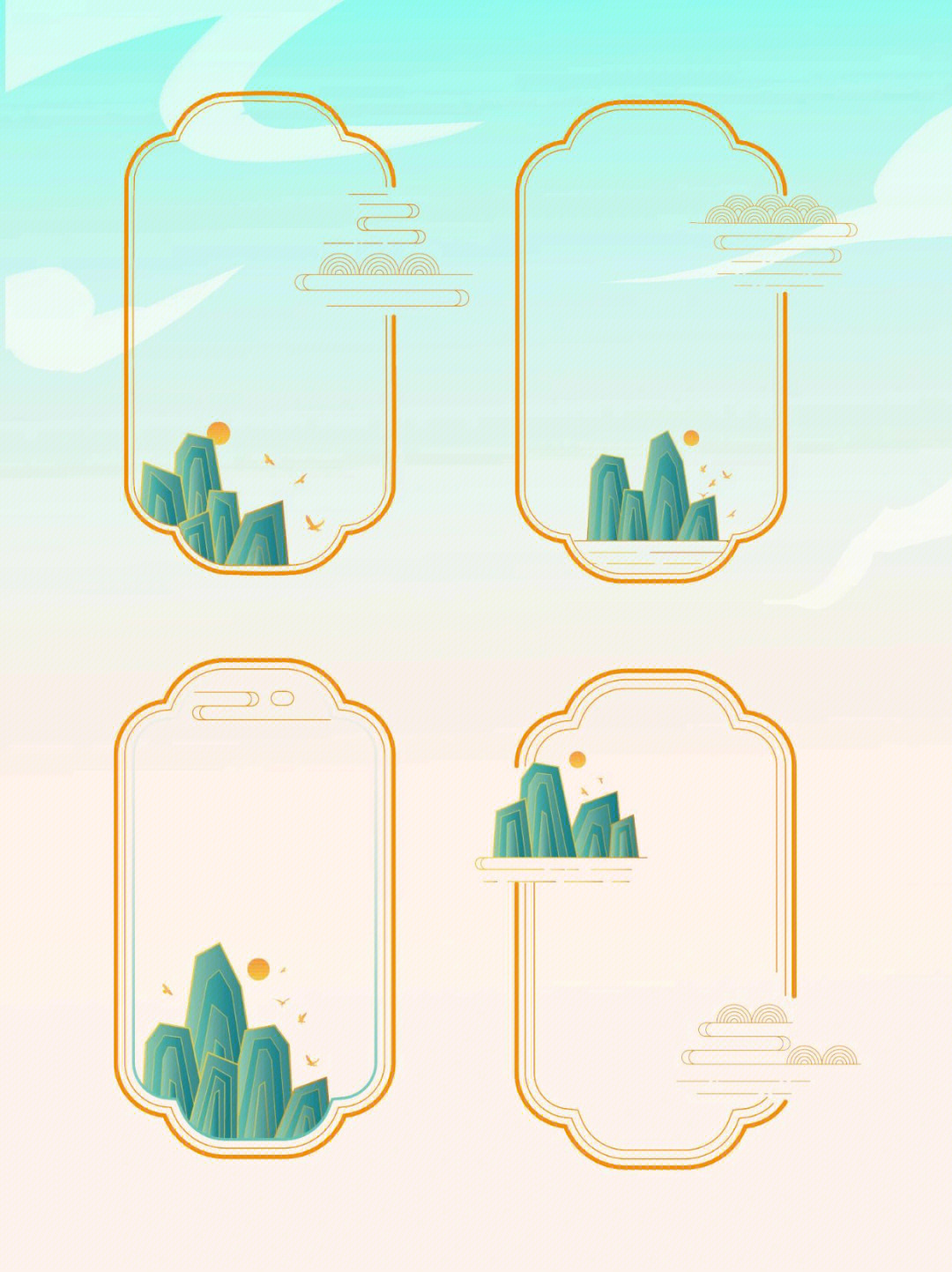 好看的国风边框素材,收!_高清图集_新浪网