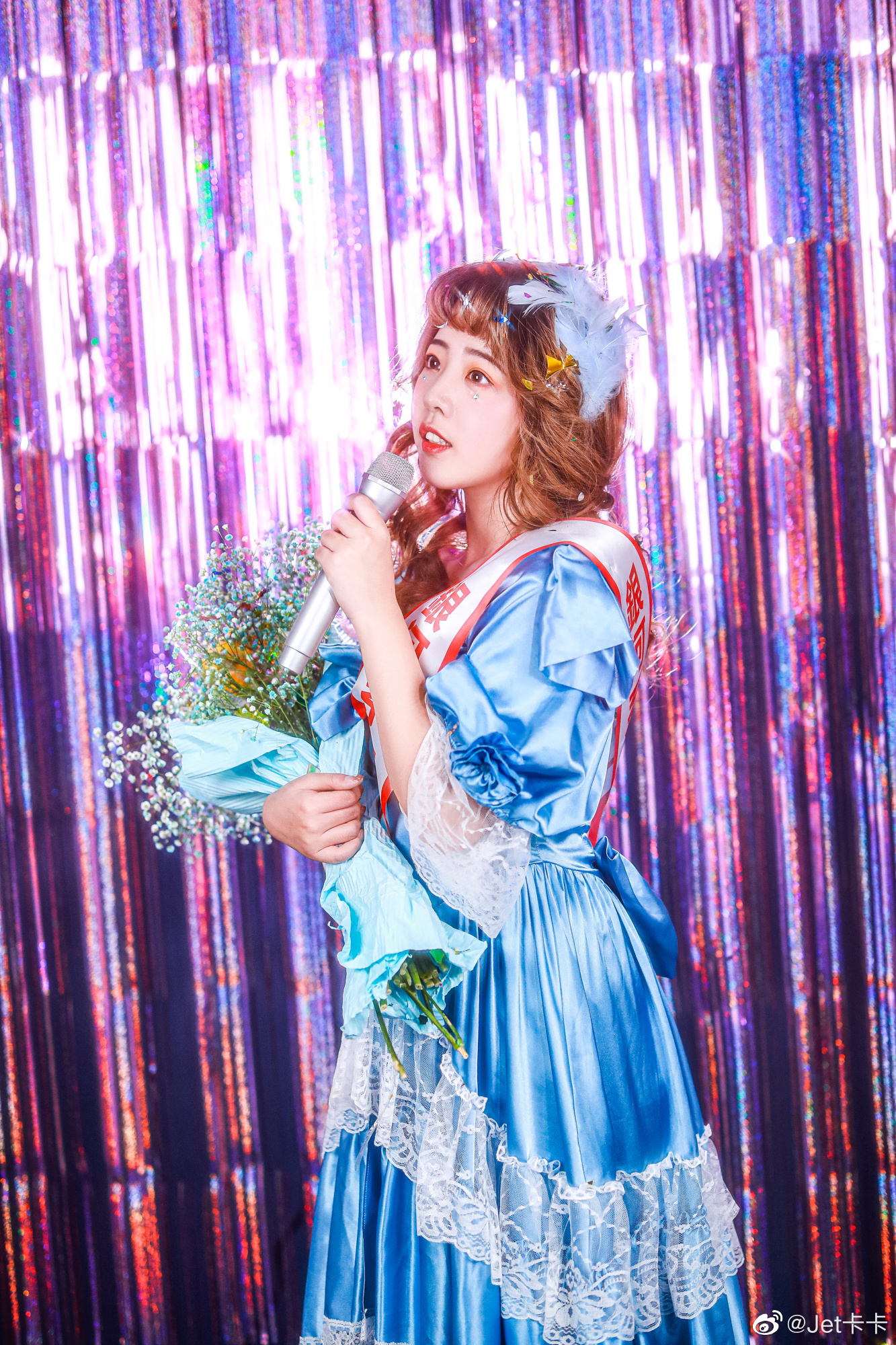 昭和小偶像摄影jet卡卡出镜你的景宝pansy妆造