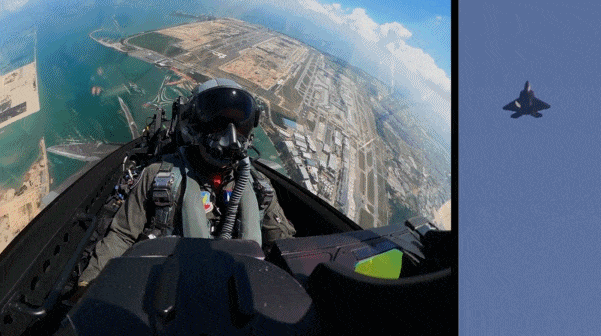 深扒世界上最先进的战斗机f22全套特技动作独一无二