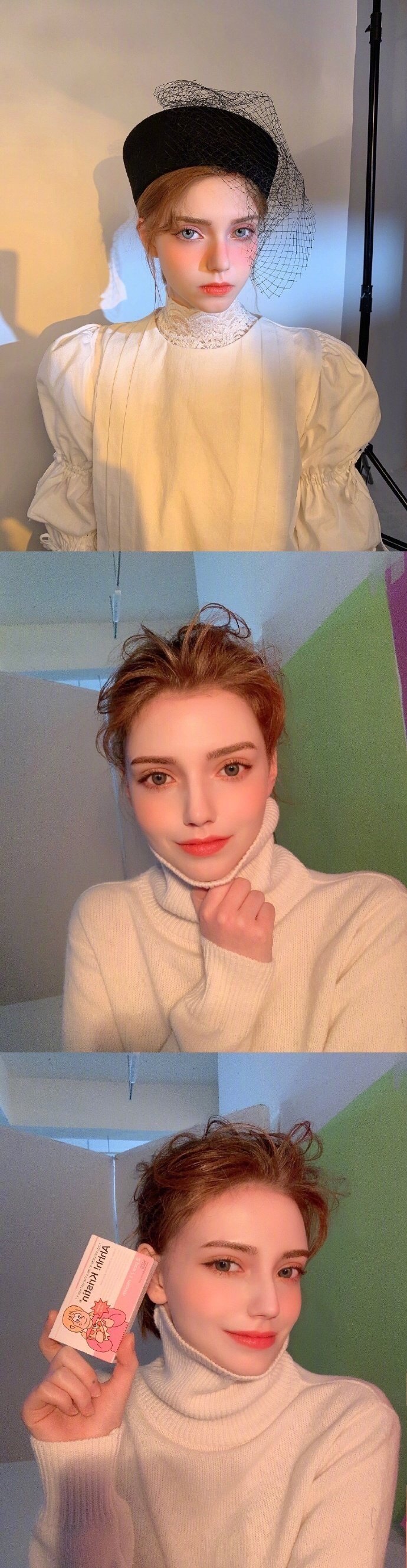 chuu chloe 98年德国模特 这个颜值皮肤肩颈身材都没得挑