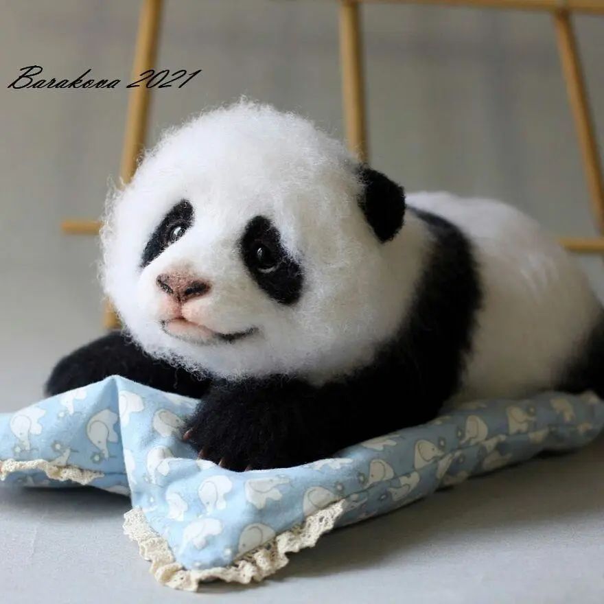 又被萌到了，真假难辨的羊毛毡小动物，让人忍不住想要戳一戳休闲区蓝鸢梦想 - Www.slyday.coM