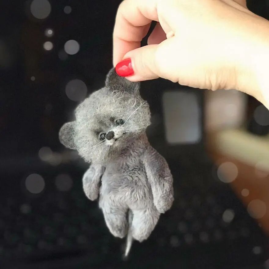 又被萌到了，真假难辨的羊毛毡小动物，让人忍不住想要戳一戳休闲区蓝鸢梦想 - Www.slyday.coM
