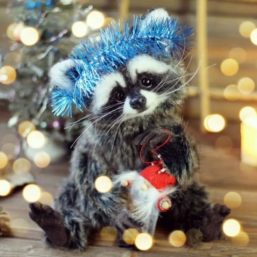 又被萌到了，真假难辨的羊毛毡小动物，让人忍不住想要戳一戳休闲区蓝鸢梦想 - Www.slyday.coM