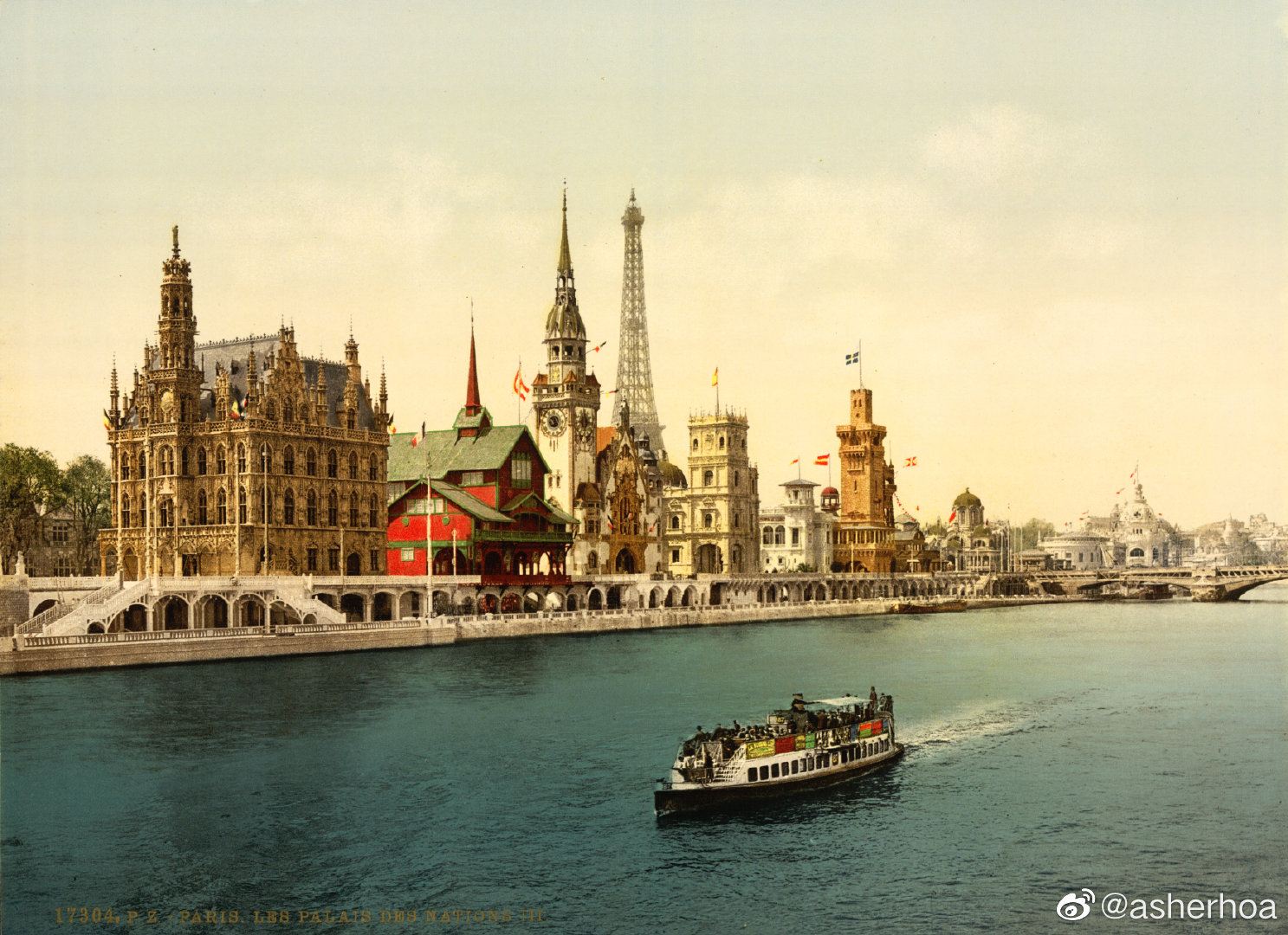 1900年巴黎世界博览会(exposition universelle)上的各国会馆