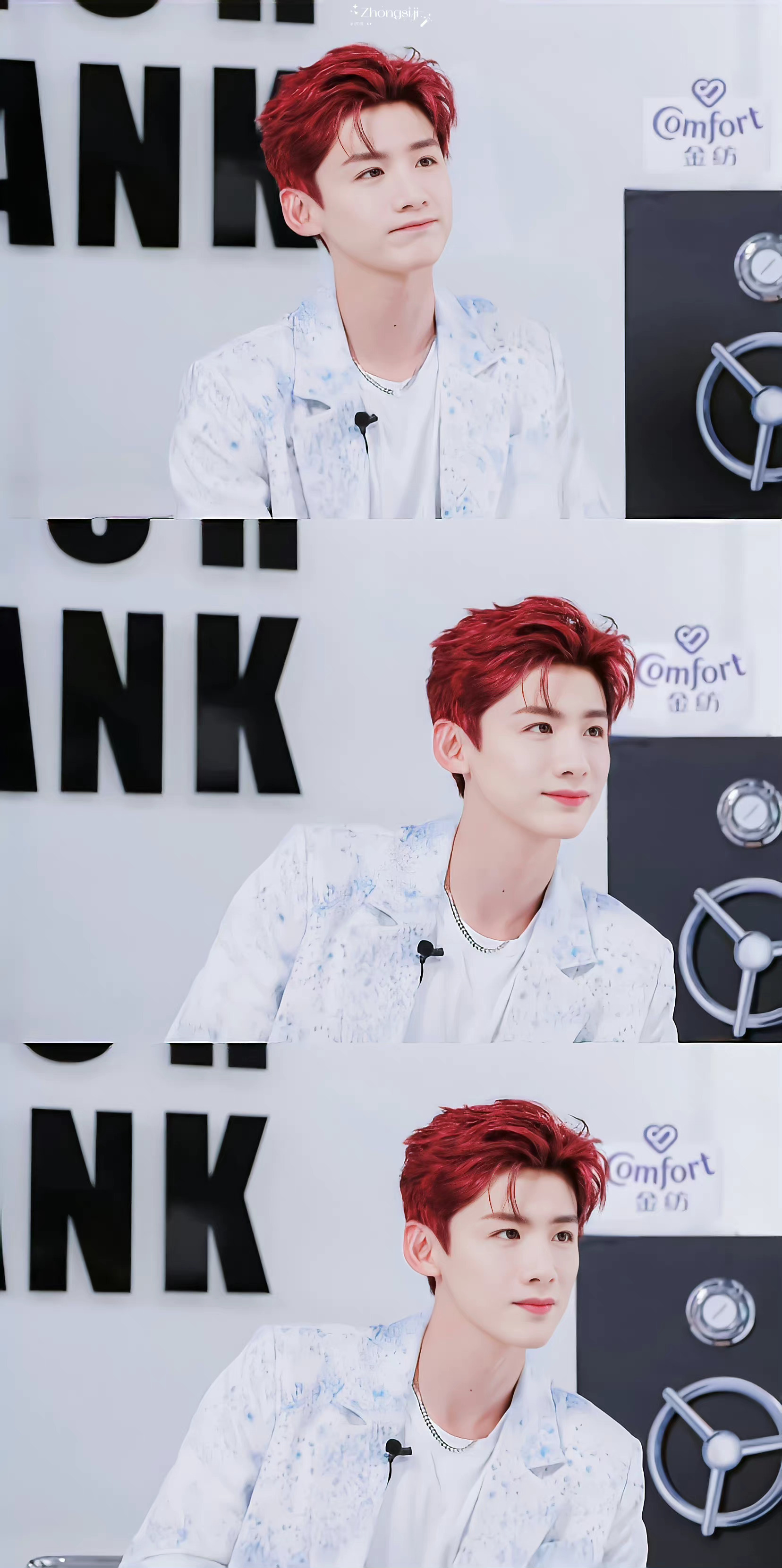 不准还有人没看到白敬亭的新发色 红发别太帅了!