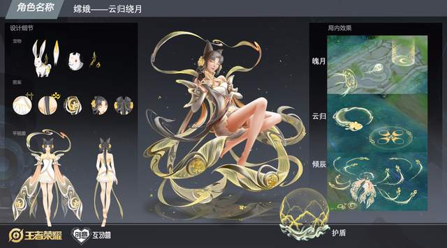 王者荣耀:嫦娥最新源梦皮肤来了!第八个是长大后的瑶妹吗?