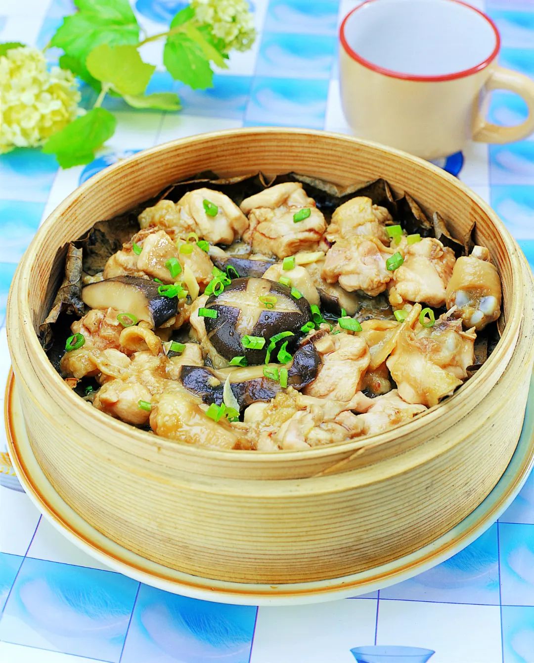 材料备好新主妇也能67做出好吃的北菇蒸滑鸡