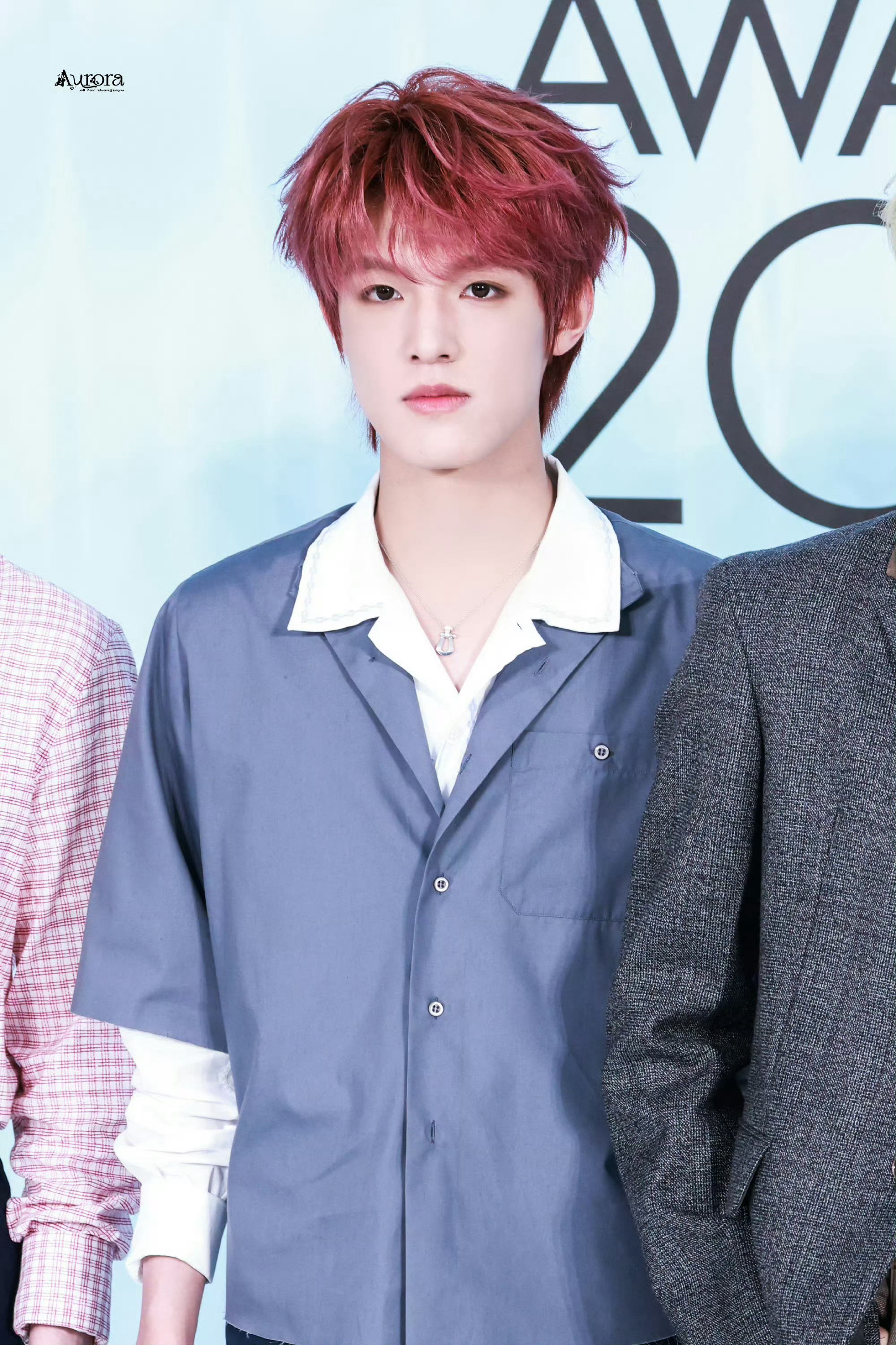 张泽禹亮相elle红毯,橘红发色双奢造型吸睛