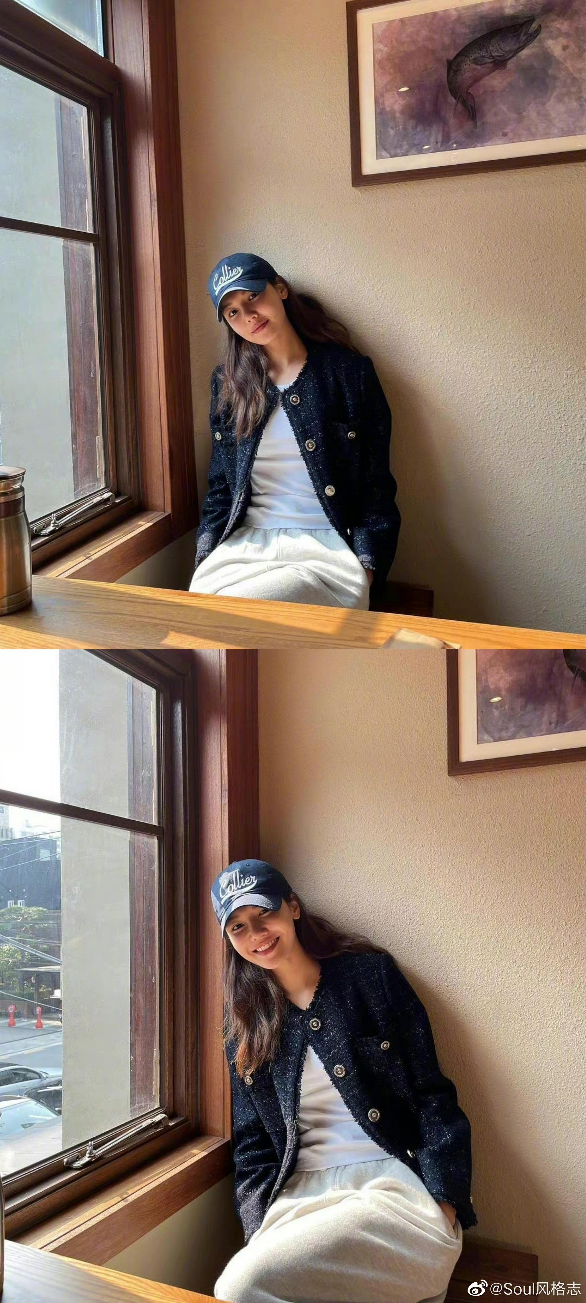 崔秀英ins穿搭分享高挑权的身材行走的衣架子