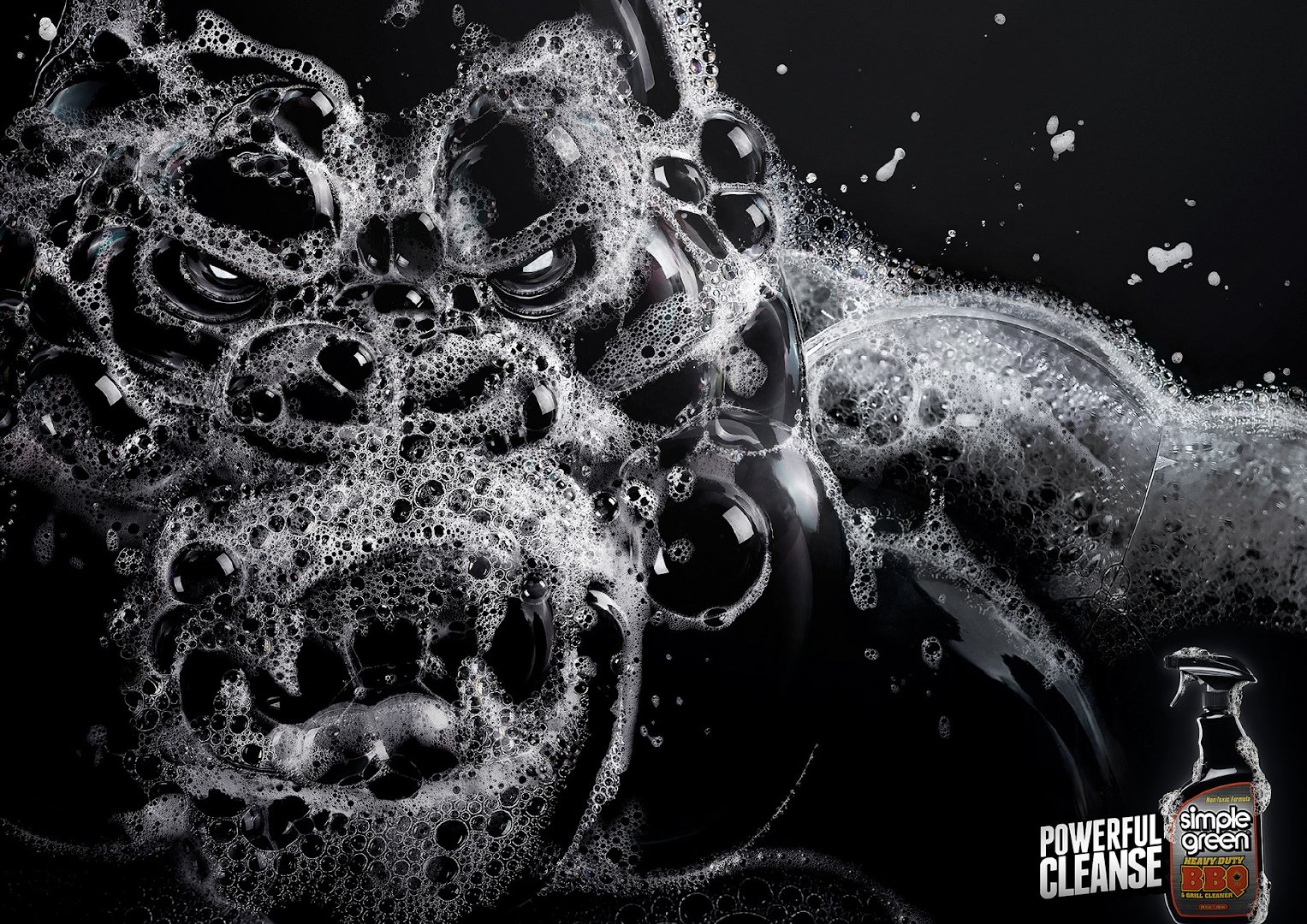 simple green清洁剂创意广告