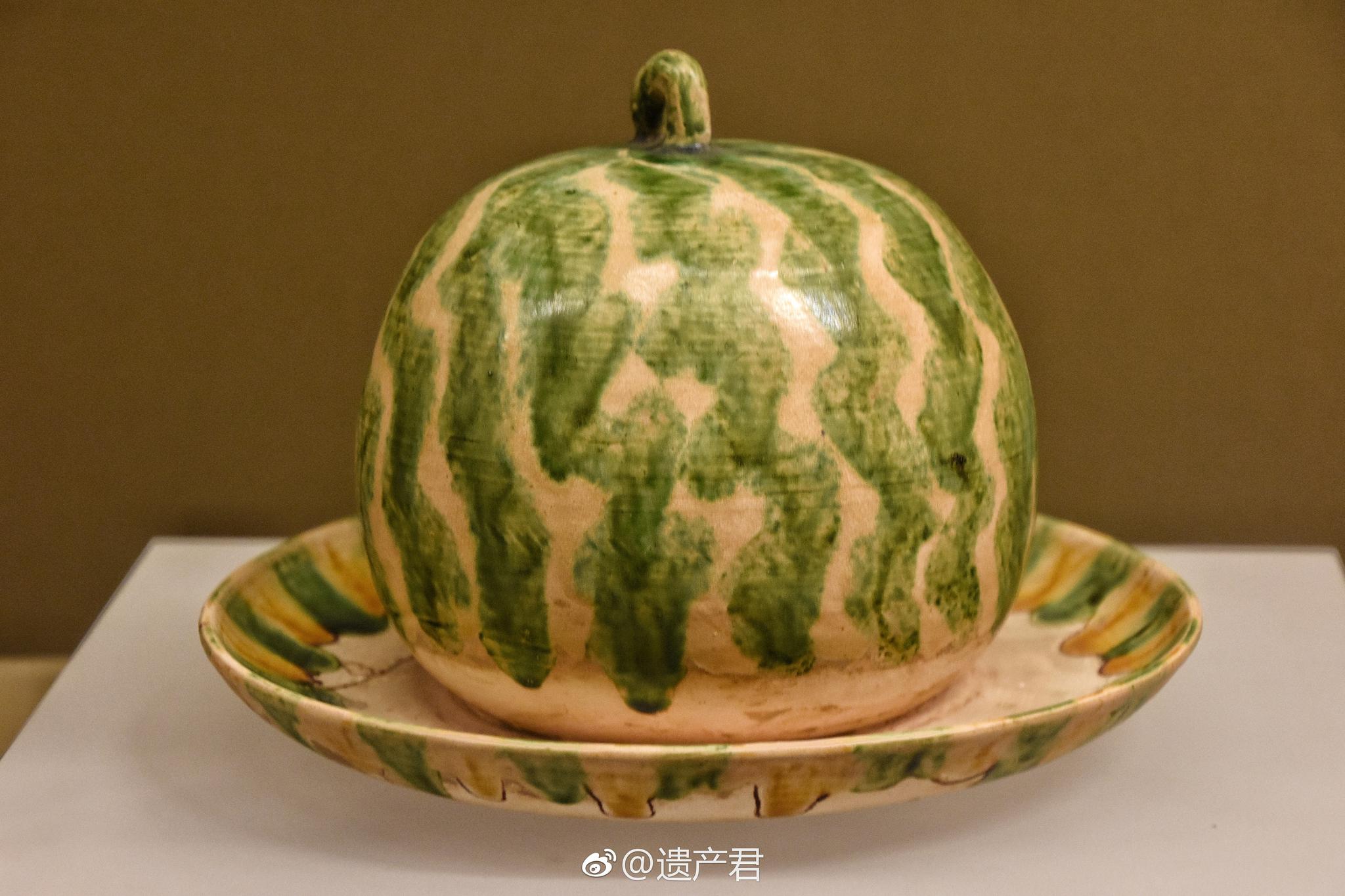 陕西历史博物馆藏· 唐代三彩西瓜_高清图集_新浪网