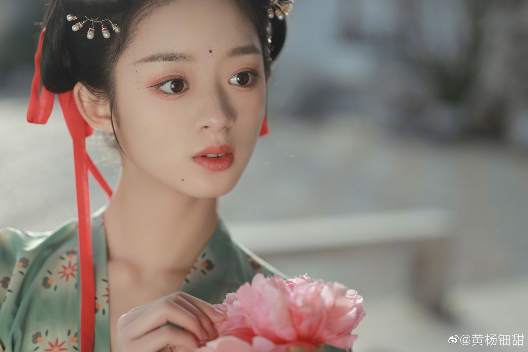 黄杨钿甜汉服写真照片96 小楚乔真的灵气逼人很讨喜的长相
