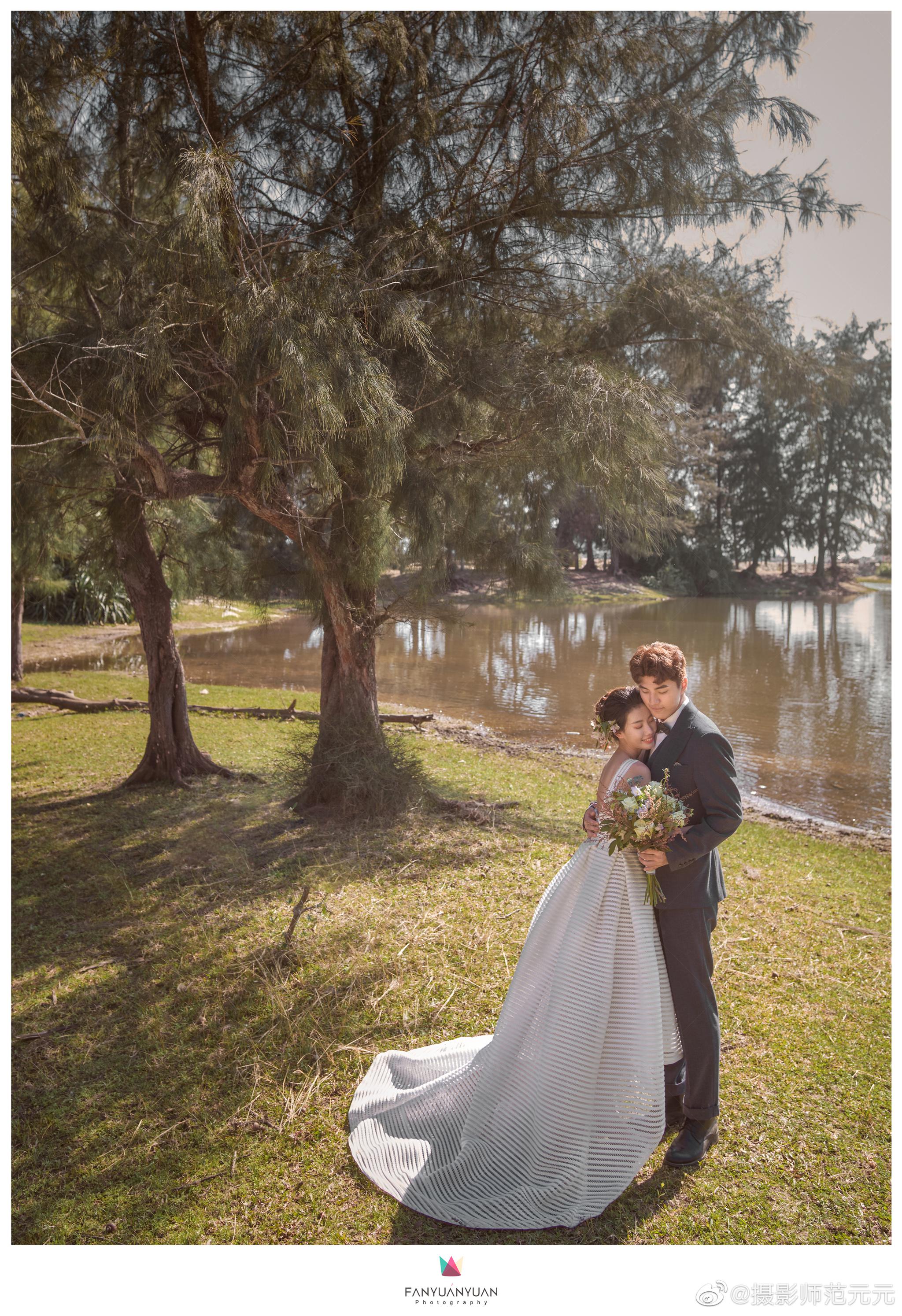 森林湖泊,佳人相伴～ 这是我见过最美的画面,喜欢这样的感觉!