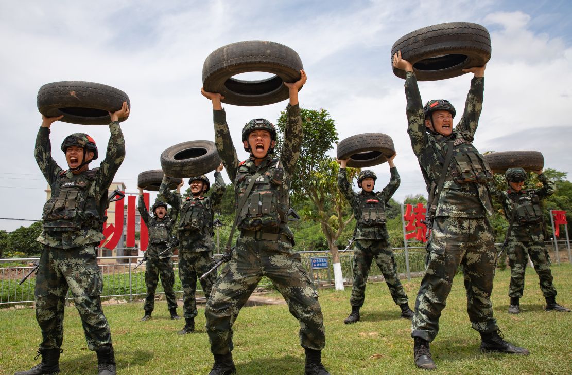 炎炎夏日!武警广西总队钦州支队官兵训练场上展风采|钦州|训练场|武警
