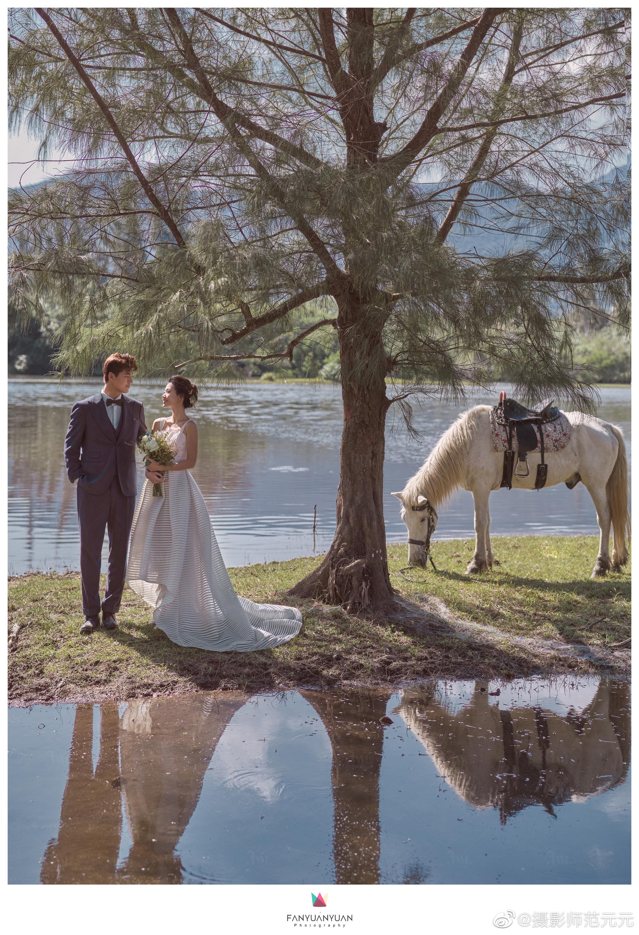 森林湖泊,佳人相伴～ 这是我见过最美的画面,喜欢这样的感觉!