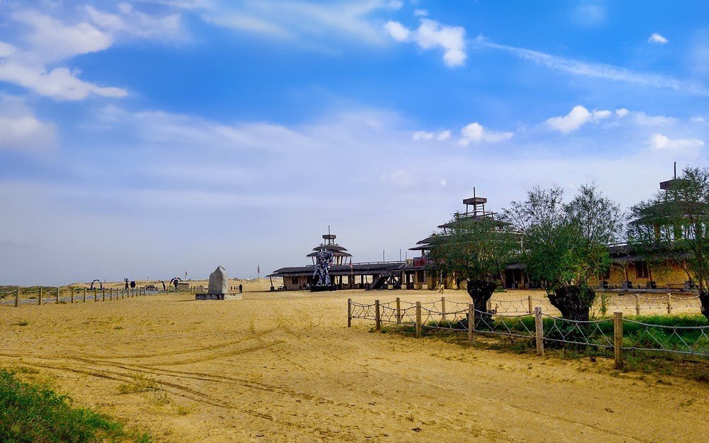 通湖草原旅游区,沙漠中的草原_高清图集_新浪网