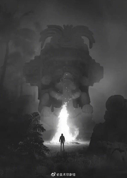 一个抑郁症画家的作品,他说这就是他的内心世界,好压抑