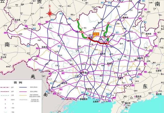 梧州至乐业高速公路是广西高速路网规划中"横五线"的重要组成部分,是