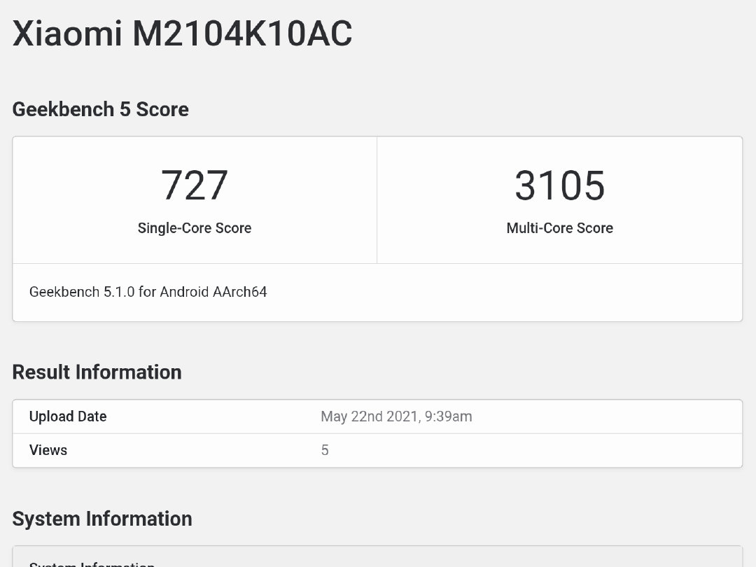 100的小米手机跑分曝光,数码闲聊站暗示该机就是即将发布的redmi note