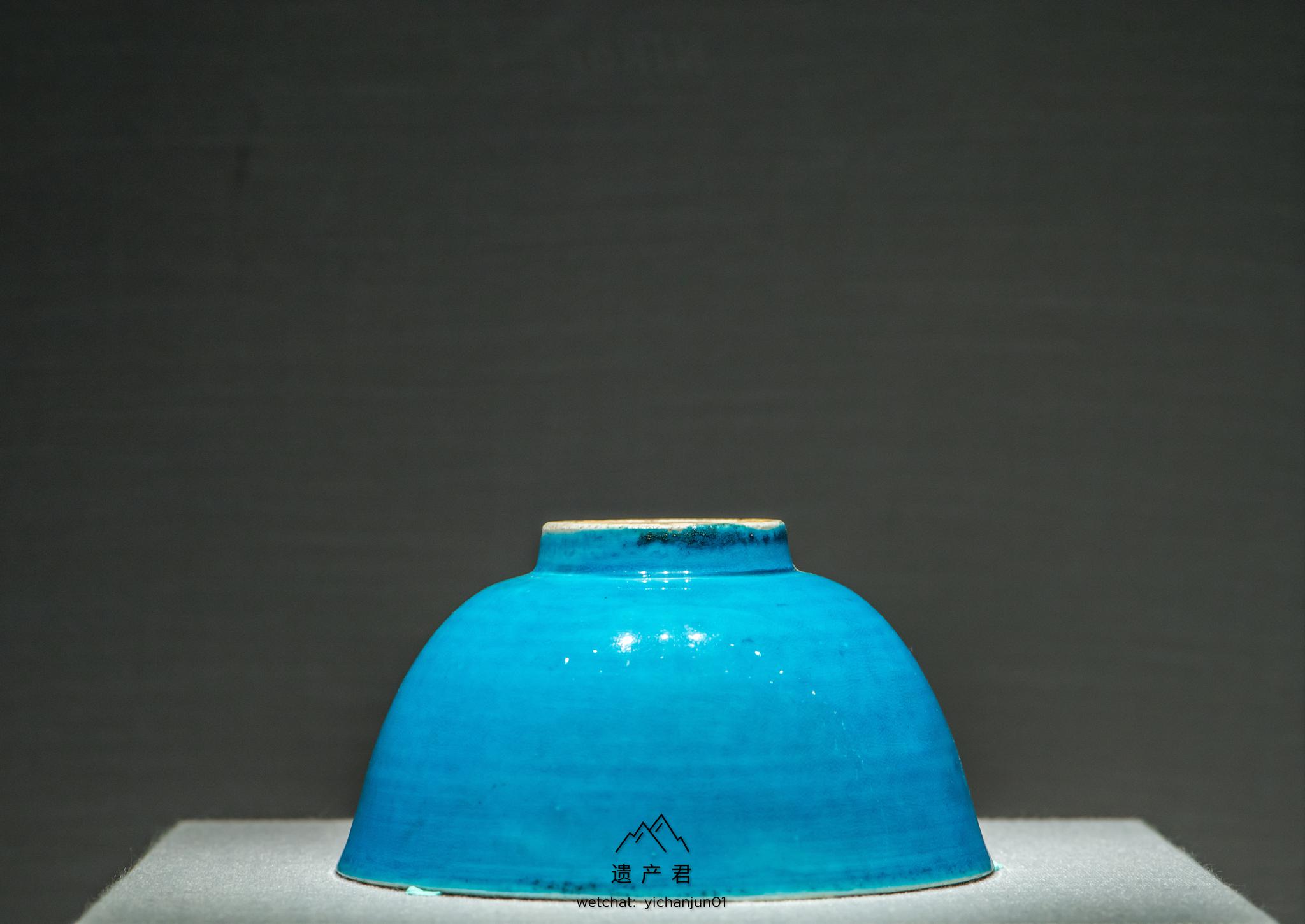 故宫博物院藏· 明宣德款孔雀蓝釉碗_高清图集_新浪网